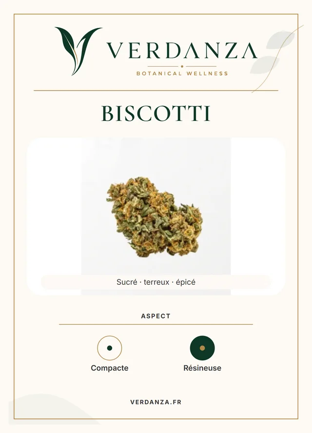 Fiche produit Biscotti Verdanza
