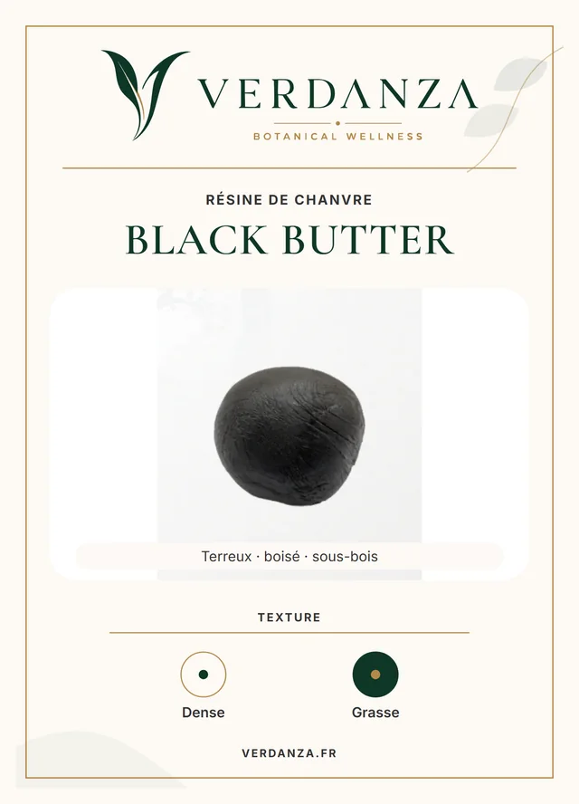 Fiche produit Black Butter Verdanza