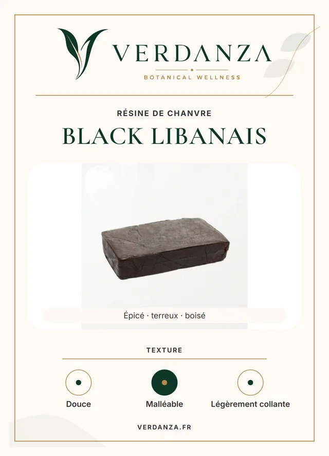 Fiche produit Black Libanais Verdanza