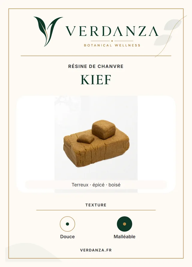 Fiche produit Kief Verdanza