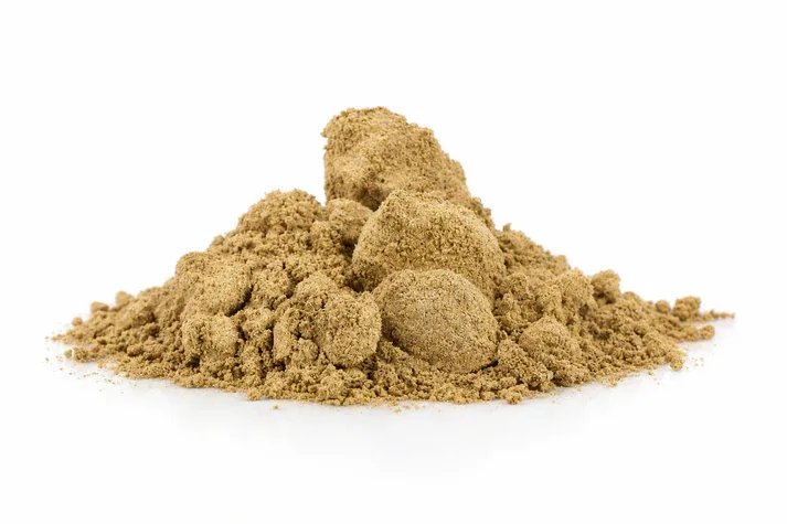 Mousse CBD Verdanza, résine française claire en texture poudreuse compacte